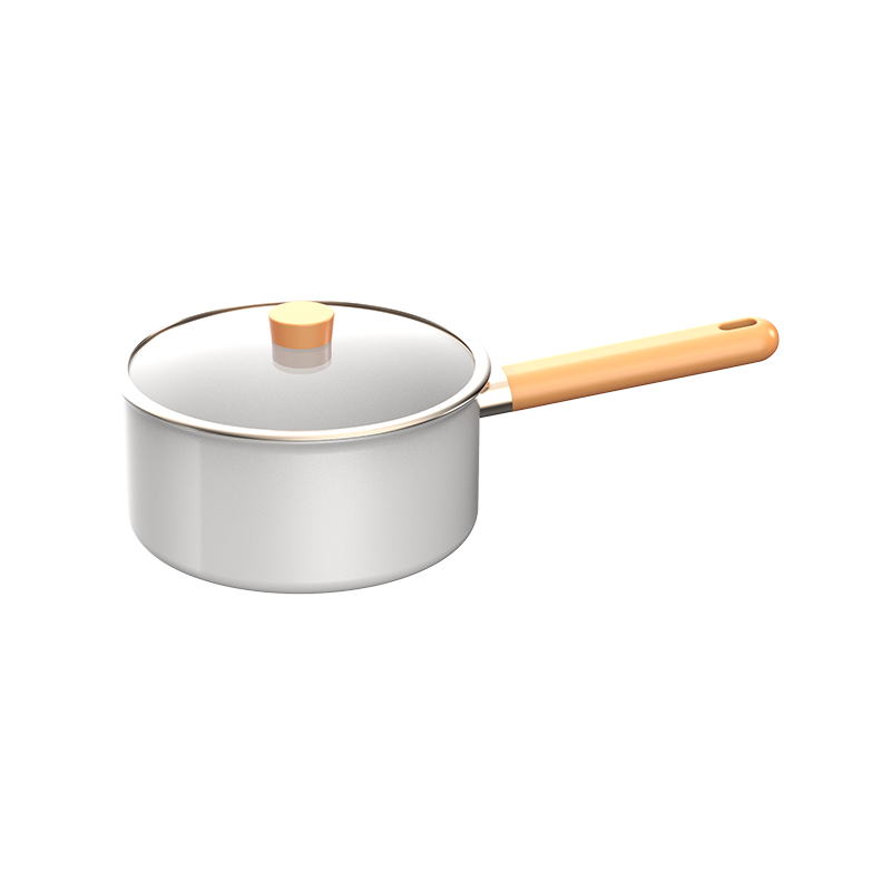 2055 Nonstick Cookware Set Ceramic Coating Soup Pot Milk Pot Pan