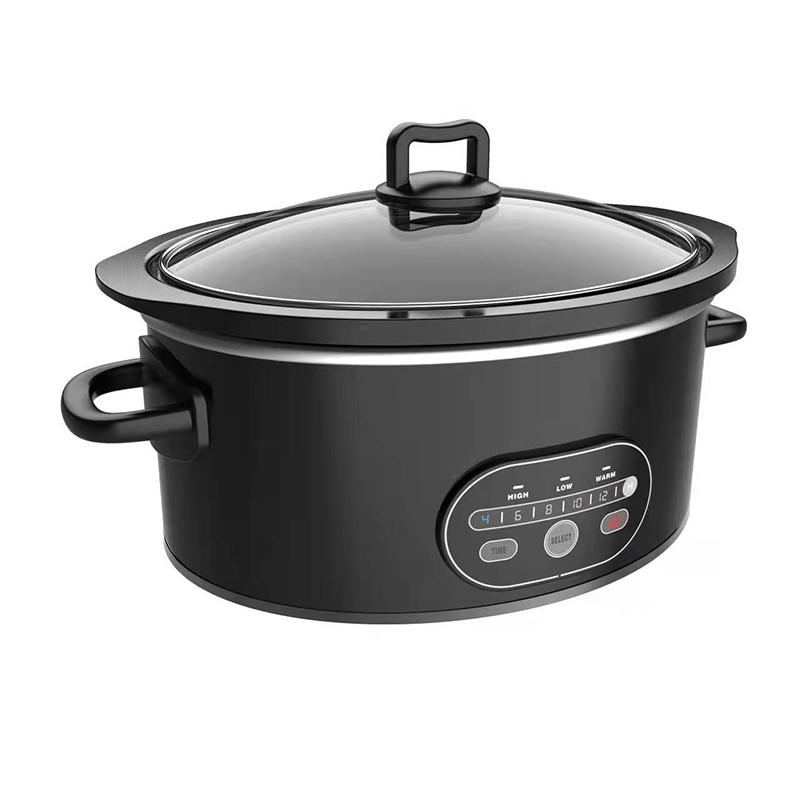 6 quart slow cooker oval stainless steel 60SC01