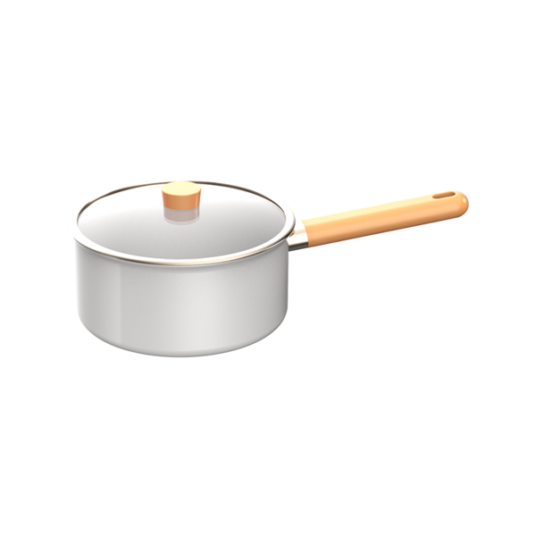 2055 Nonstick Cookware Set Ceramic Coating Soup Pot Milk Pot Pan
